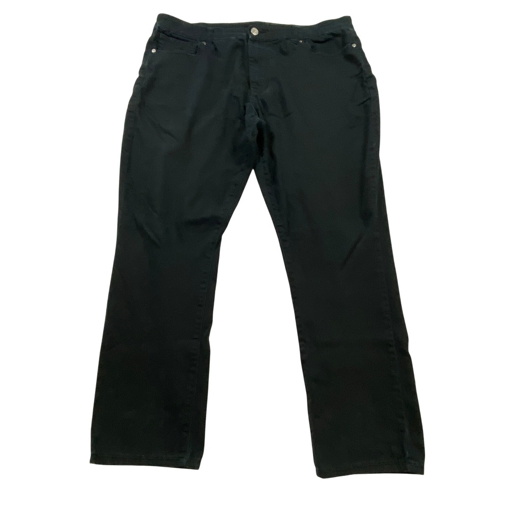 Fried Denim Mens‎ Black Straight Leg Jeans Size 40 x 32 Cotton Blend Casual